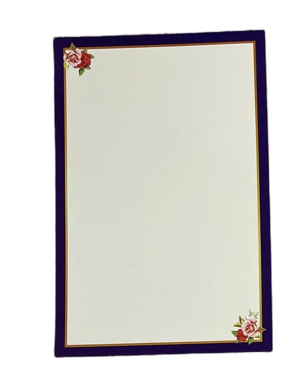 Anniversary Musical Pop-Up Purple Gold Card